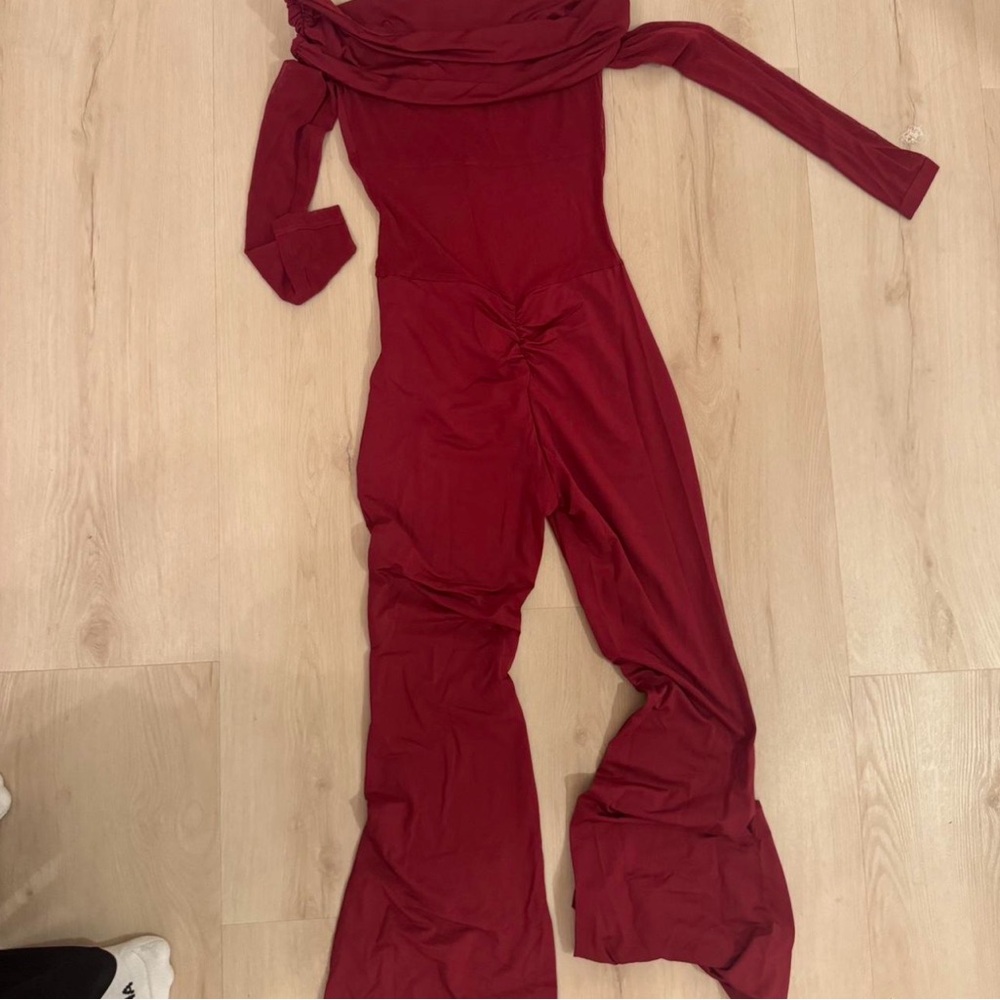 Elegant Red Jumpsuit